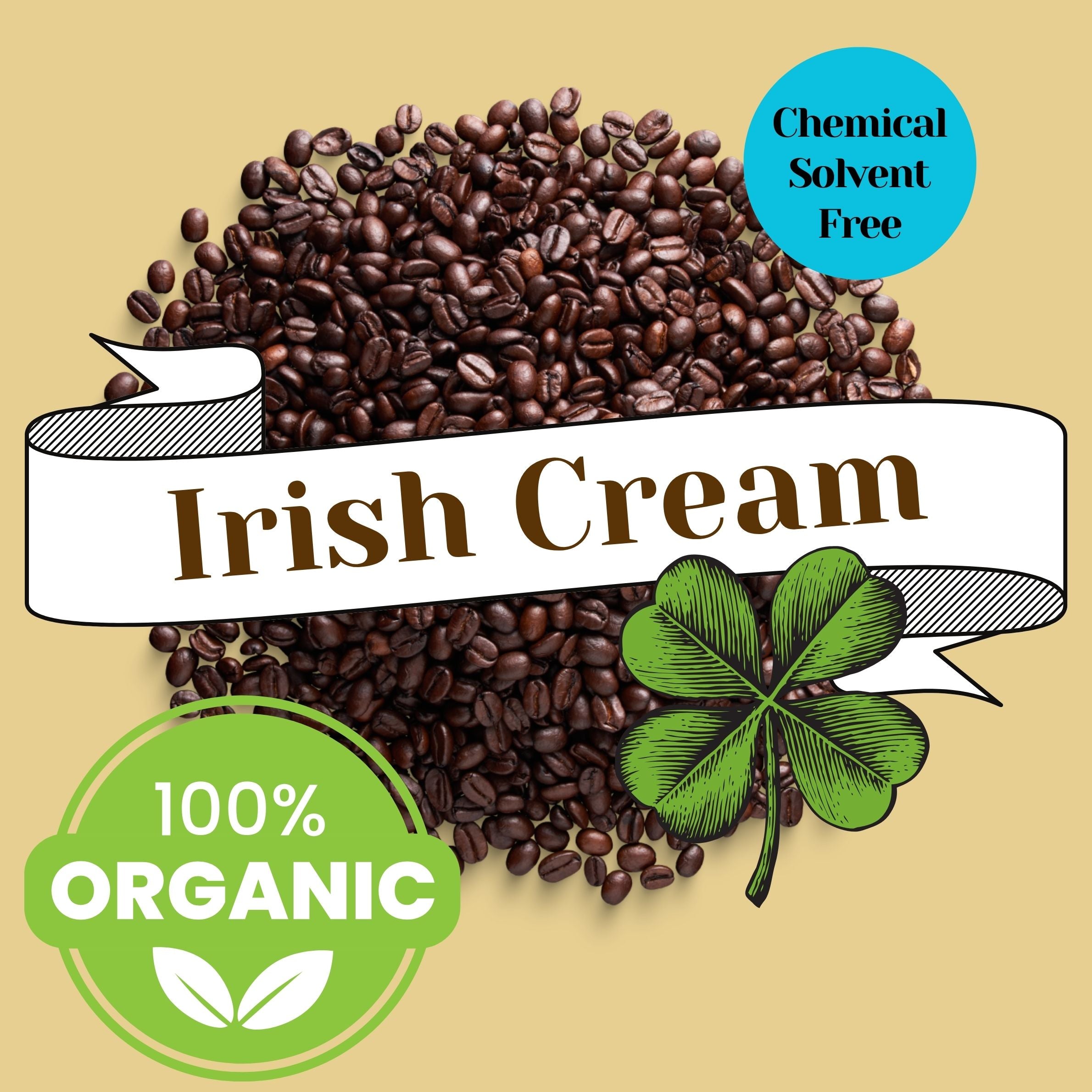 Organic Irish Cream Flavored Fair Trade Coffee